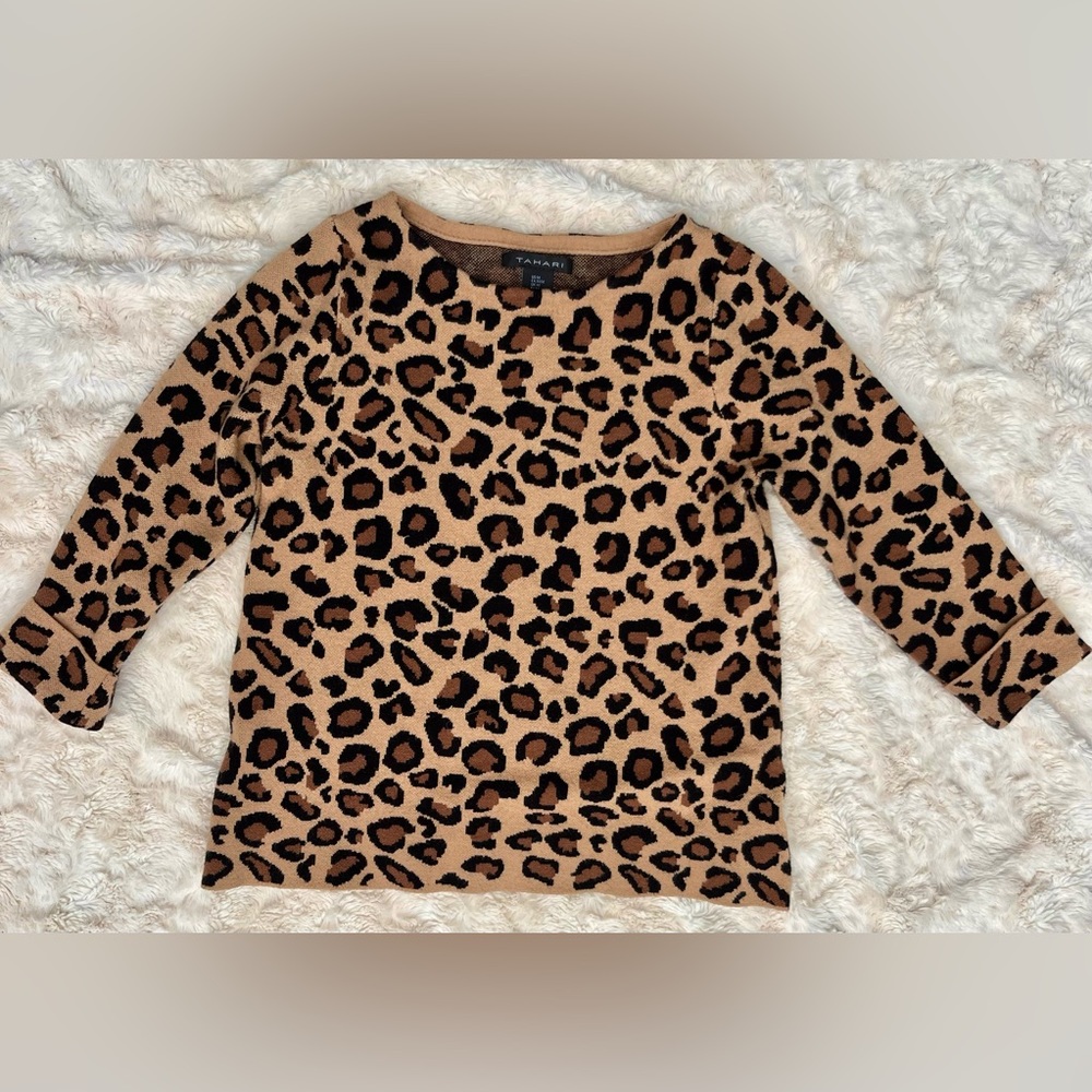 Cheetah Print Sweater